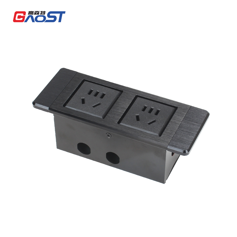Desktop Built In Recessed Power Socket With 2 China Outlets,Recessed ...